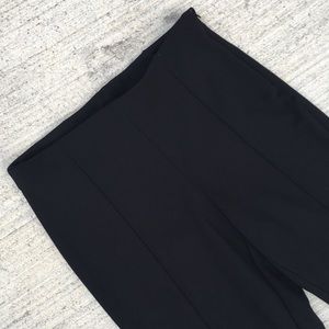 H&M Black Straight Leg Zip Up Trousers